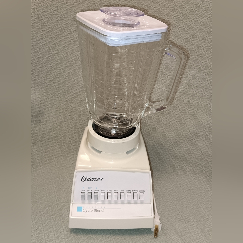 Vintage Osterizer Blender Designer Cycle Blend 10 Speed